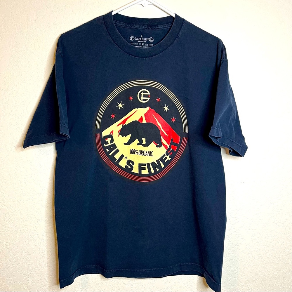 Cali’s Finest Men’s Large blue t-shirt
